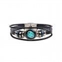 Pulsera Signo Cancer Cuero