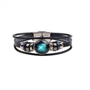 Pulsera Signo Sagitario Cuero