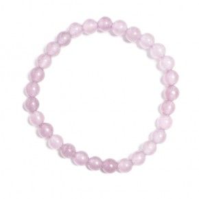 Pulsera de Cuarzo Rosa 6 mm