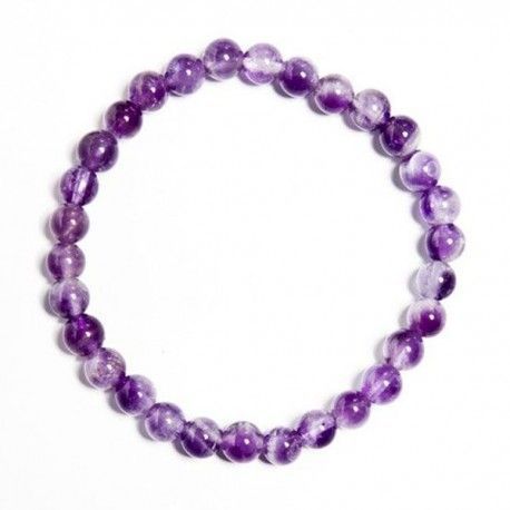 Pulsera de Amatista 6 mm Pulsera de Amatista 6 mm