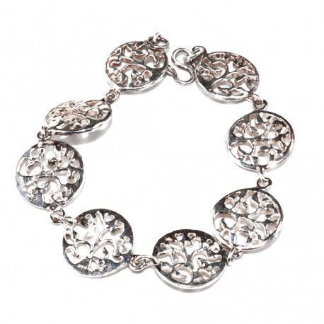Pulsera Árbol de la Vida Plata de Ley