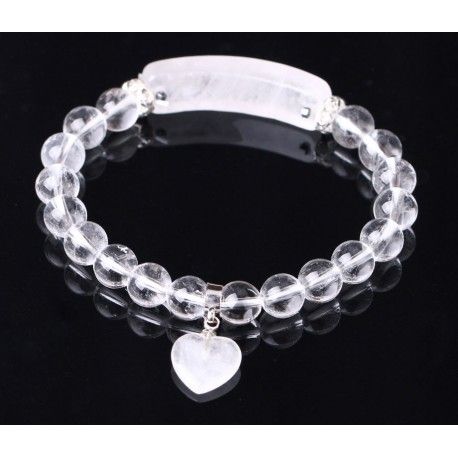 Pulsera Cuarzo Rosa Bola 8mm. Pulsera Cuarzo Rosa Bola 8mm.