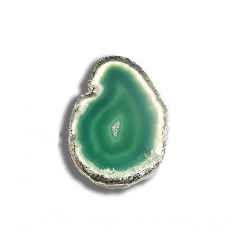 AGATA VERDE EN PLACA 5 cm