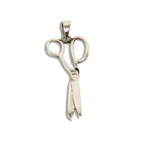 Colgante Tijera en plata 2.5 cm