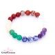 Pulsera Bola 7 Chakras Minerales 8 mm
