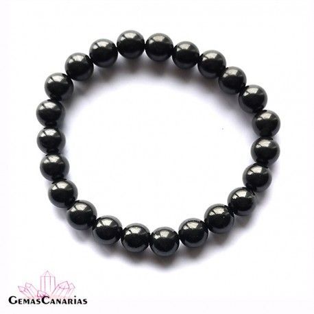 Pulsera de Shungit Bola 8 mm Pulsera de Shungit Bola 8 mm