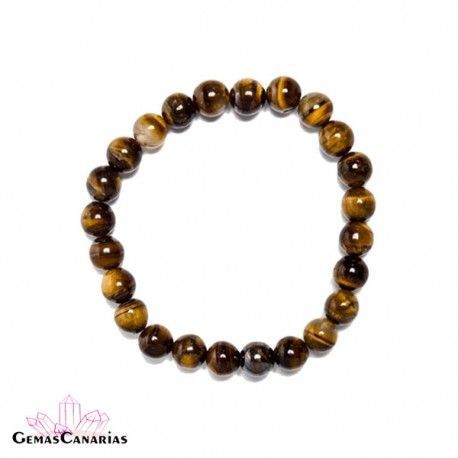 Pulsera Ojo de Tigre 4 mm