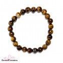 Pulsera de Ojo de Tigre 8 mm