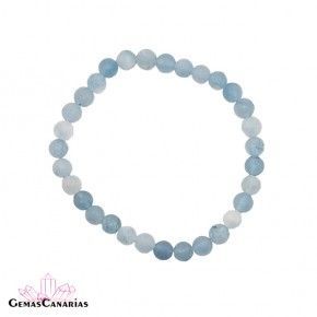 Pulsera de Cuarzo Azul 8 mm