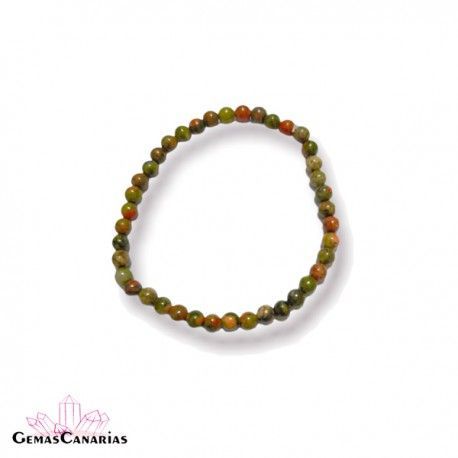 Pulsera de Unakita 4 mm