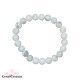 Pulsera de Howlita Blanca 8 mm