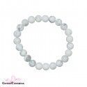 Pulsera de Howlita Blanca 8 mm
