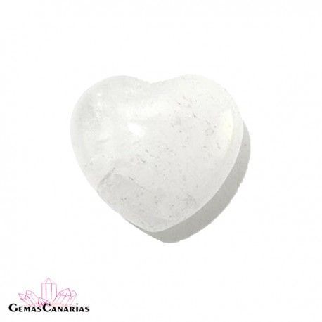 Corazón de Cuarzo Blanco 5 cm Corazón de Cuarzo Blanco 5 cm