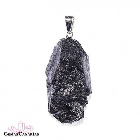 Colgante de Turmalina Negra en Bruto 2,5 cm Colgante de Turmalina Negra en Bruto 2,5 cm