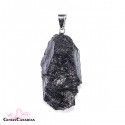 Colgante de Turmalina Negra en Bruto
