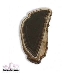 AGATA NEGRA EN PLACA 11 cm