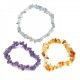 Pack "Tranquilidad Eterna" 3 Pulseras Chip (Amatista, Citrino y Fluorita)