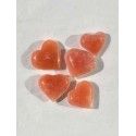 Corazon de Selenita Naranja