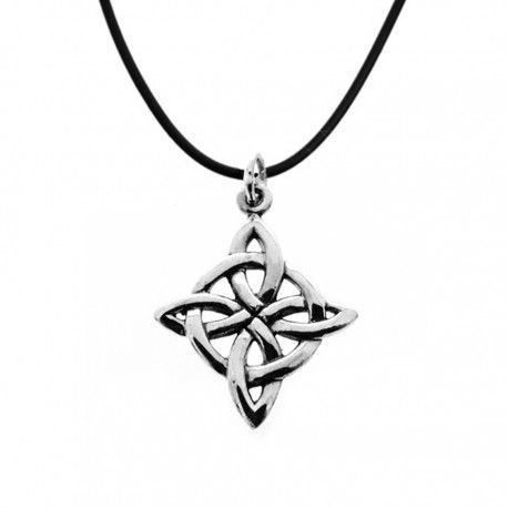 Colgante Nudo de Bruja Plata