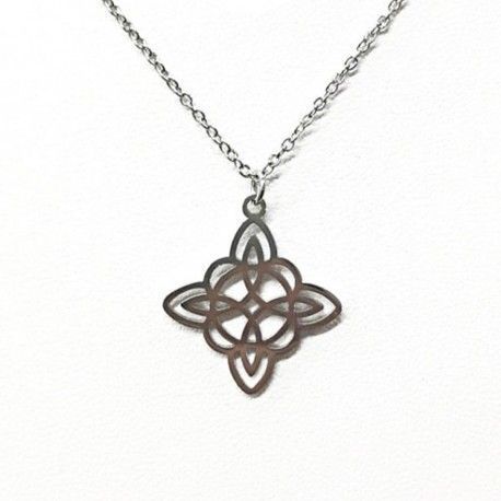 Colgante Nudo de Bruja Acero Inoxidable