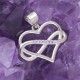 Colgante Corazón con Infinito en Plata