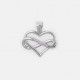 Colgante Corazón con Infinito en Plata