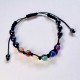 Pulsera 7 Chakras Macramé