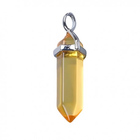 Colgante de Citrino Biterminado