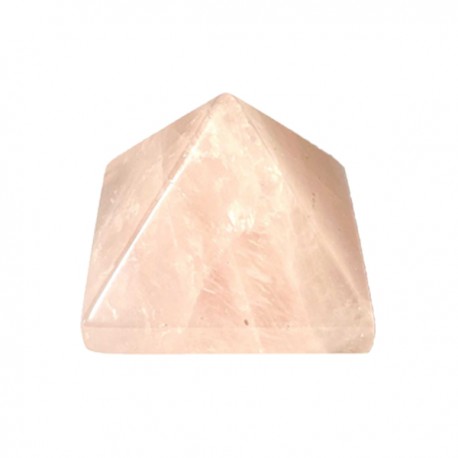 Pirámide de Cuarzo Rosa 4 cm