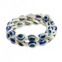 Pulsera Ojo Turco Cordon Beige