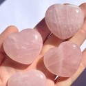 Corazón de Cuarzo Rosa 4 cm