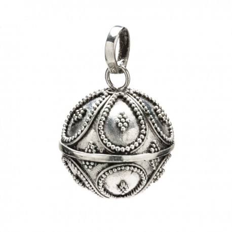 Llamador de Ángeles Plata Mediano