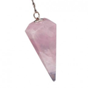 Péndulo de Cuarzo Rosa