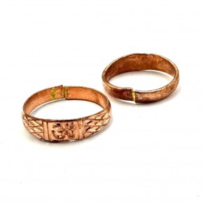 Anillo de Cobre Om Adaptable