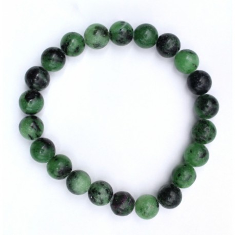 Pulsera de Zoisita Rubi 8 mm Pulsera de Zoisita Rubi 8 mm