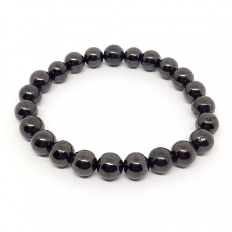 Pulsera de Shungit Natural Bola 8 mm Pulsera de Shungit Natural Bola 8 mm
