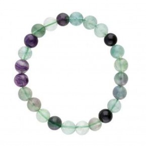 Pulsera de Fluorita Bola 8 mm