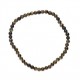 Pulsera de Obsidiana Dorada 4 mm