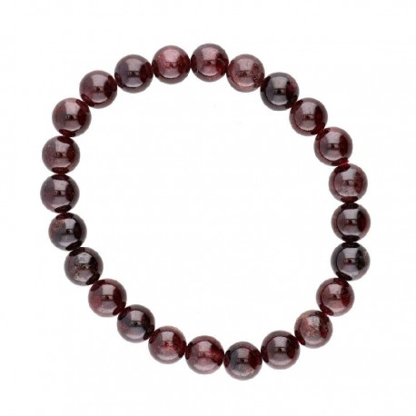 Pulsera de Granate 8 mm Pulsera de Granate 8 mm