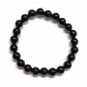 Pulsera de Obsidiana Negra 8 mm