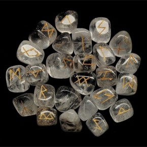 Runas Vikingas de Cuarzo Blanco