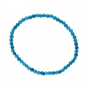 Pulsera de Apatito Azul 4 mm