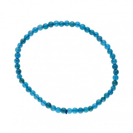 Pulsera de Apatito Azul 4 mm