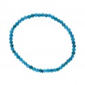 Pulsera de Apatito Azul 4 mm