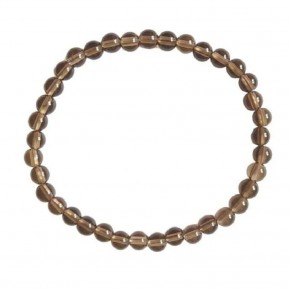 Pulsera de Cuarzo Ahumado 6 mm