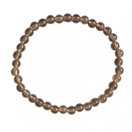 Pulsera de Cuarzo Ahumado 8 mm