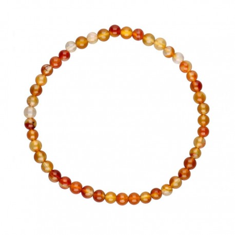 Pulsera Carneola Bola 4mm