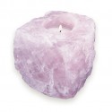 Portavela de Cuarzo Rosa